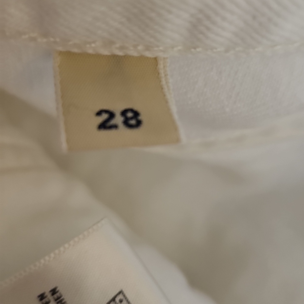 Citizens of Humanity Dree Crop High Rise Slim Straight White Jeans Sz 28 Womens - Picture 10 of 10
